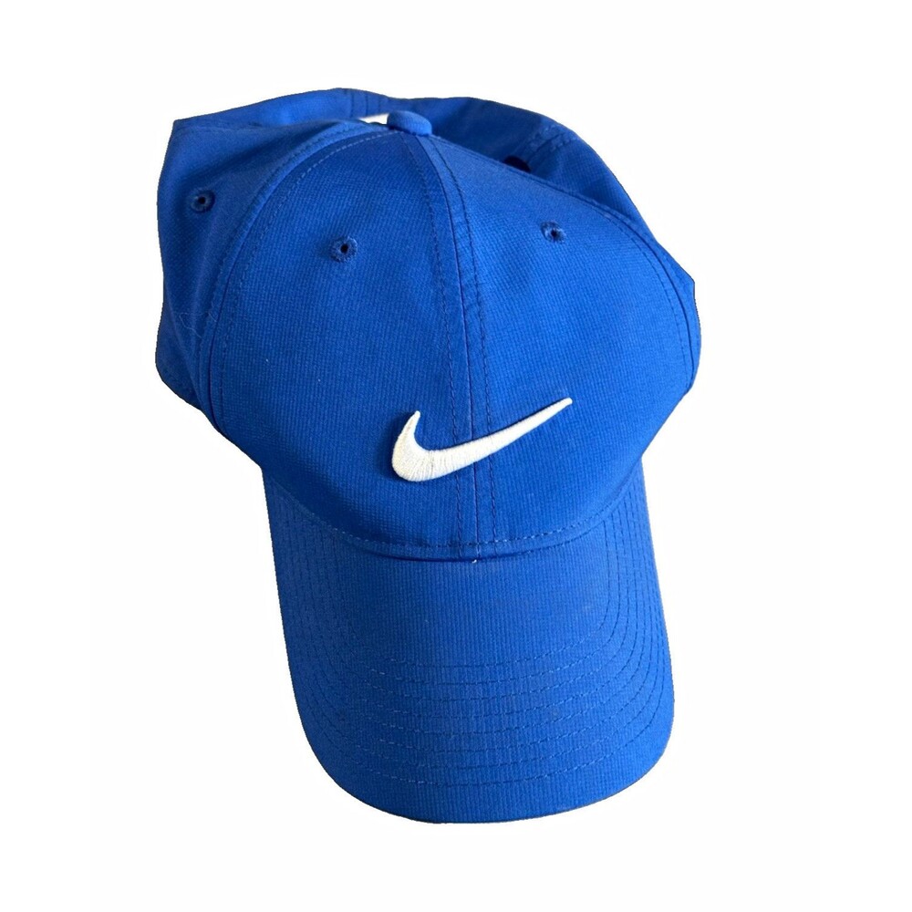 Nike Legacy91 Dri-FIT Blue Adjustable Swoosh Logo Men’s Baseball Cap OS